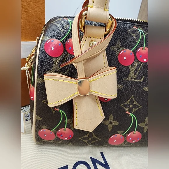 Louis Vuitton 2025 LV x TM Murakami Cerises Cherry Speedy Bandoulière 20 M13094 - Picture 6 of 16